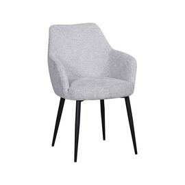 Стул обеденный Katys светло-серый рогожка | Интернет магазин мебели и декора LifeDekor