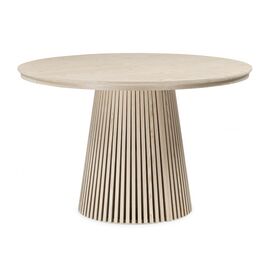 Стол деревянный Mersin 120(200)x120 шпон дуба / бук | Интернет магазин мебели и декора LifeDekor