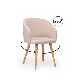 Стул деревянный Монер 360 латте (glory 10) / светлое дерево | Интернет магазин мебели и декора LifeDekor