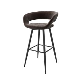 Комплект Стул полубарный Барни Р 700, Черный/BROWN LUX b29 , | Интернет магазин мебели и декора LifeDekor