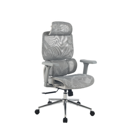 Кресло офисное TopChairs Structo серая сетка | Интернет магазин мебели и декора LifeDekor