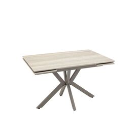 Стол Marmer 120-180/80/76 см подстолье металл капучино | Интернет магазин мебели и декора LifeDekor