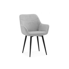 Стул на металлокаркасе Флюид светло-серый (zd 960) / черный | Интернет магазин мебели и декора LifeDekor