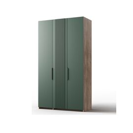 Шкаф «Герта» 3д КМК 0979.4, дуб канзас/зеленый матовый | Интернет магазин мебели и декора LifeDekor