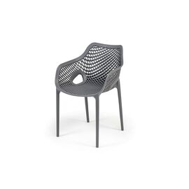 "Беллини" стул пластиковый, цвет темно-серый | Интернет магазин мебели и декора LifeDekor