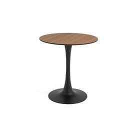 "Тюльпан" стол из HPL круглый Ø70см, цвет "дуб" | Интернет магазин мебели и декора LifeDekor