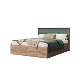 Кровать «Монтиз» 1РМ с п/м КМК 1003.22 160x200см, дуб мадура/эвкалипт | Интернет магазин мебели и декора LifeDekor