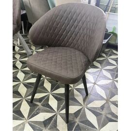 Стул ХИЛТ 360 град.поворот., цвет B28 Темно-серый, велюр / черный каркас М-City | Интернет магазин мебели и декора LifeDekor