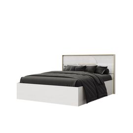 Кровать «Монтиз» 1РМ с п/м КМК 1003.22 160x200см, белый/ясень текстурный | Интернет магазин мебели и декора LifeDekor