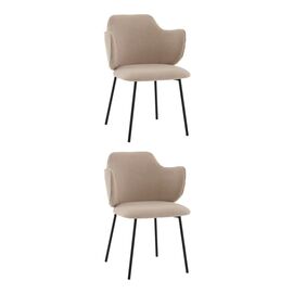 Стул Джиннет NEW велюр бежевый 2 шт. | Интернет магазин мебели и декора LifeDekor