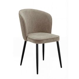 Стул DikLine 347 P03/L03 бежевый, ножки черные | Интернет магазин мебели и декора LifeDekor