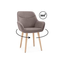 Стул деревянный Флюид 360 латте (zd 290) / светлое дерево | Интернет магазин мебели и декора LifeDekor