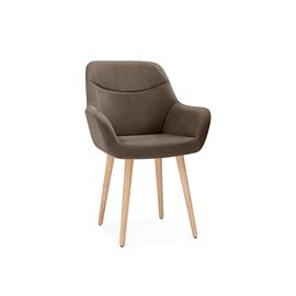 Стул деревянный Флюид коричневый (glory 08) / светлое дерево | Интернет магазин мебели и декора LifeDekor