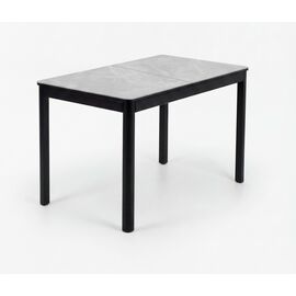 Стол DikLine SKQ120 Керамика YB8020079BG Серый/подстолье черное/опоры черные | Интернет магазин мебели и декора LifeDekor