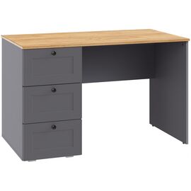 Компьютерный стол Опра серый графит / дуб золотой craft | Интернет магазин мебели и декора LifeDekor