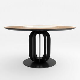 Стол круглый Сохо 140, керамика светлая матовая | Интернет магазин мебели и декора LifeDekor