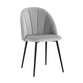 Стул Логан SN велюр светло-серый | Интернет магазин мебели и декора LifeDekor