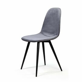 Стул Тед, бархат серый 27 | Интернет магазин мебели и декора LifeDekor