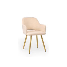 Стул на металлокаркасе Эолин бежевый (glory 03) / золотой | Интернет магазин мебели и декора LifeDekor