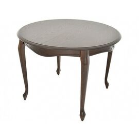 Стол «Кабриоль» круг (D 105), орех темный | Интернет магазин мебели и декора LifeDekor