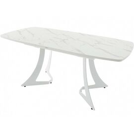 Стол «Милан» ПМ пластик, Белый камень | Интернет магазин мебели и декора LifeDekor