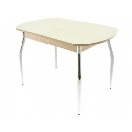 Стол «Ривьера» стекло СВ, молочный | Интернет магазин мебели и декора LifeDekor