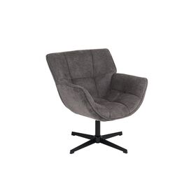 Кресло Konfele темно-серый шенилл | Интернет магазин мебели и декора LifeDekor