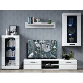 Стенка «Рио-1», Белый жемчуг/белый глянец | Интернет магазин мебели и декора LifeDekor