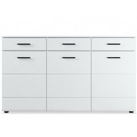 Комод «Йорк» 3д3ящ, Белый/белый глянец | Интернет магазин мебели и декора LifeDekor