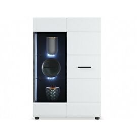 Комод «Йорк» 1д1в, Белый/белый глянец | Интернет магазин мебели и декора LifeDekor