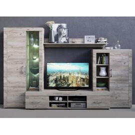 Стенка «Джерси», Дуб крафт серый | Интернет магазин мебели и декора LifeDekor