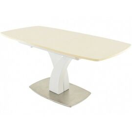 Стол «Нотр Дам» ПМ стекло, молочный | Интернет магазин мебели и декора LifeDekor