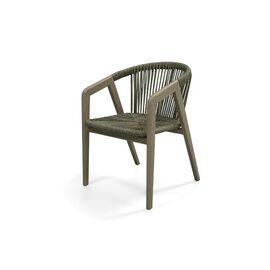 "Будапешт" стул из искусственного ротанга, цвет серый | Интернет магазин мебели и декора LifeDekor