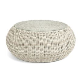 "Барселона" журнальный столик из искусственного ротанга, цвет бежевый | Интернет магазин мебели и декора LifeDekor