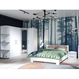 Спальня «Аврора», Белый/Ателье светлый | Интернет магазин мебели и декора LifeDekor