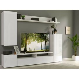 Стенка «Лия», Белый/белый глянец | Интернет магазин мебели и декора LifeDekor