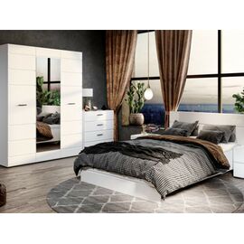 Спальня «Йорк-1», Белый/белый глянец | Интернет магазин мебели и декора LifeDekor