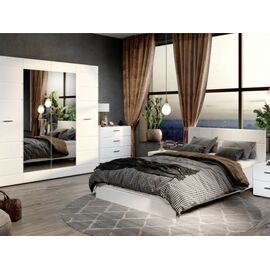 Спальня «Йорк-2», Белый/белый глянец | Интернет магазин мебели и декора LifeDekor