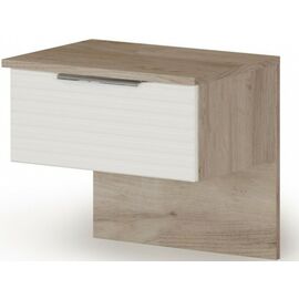 Тумба «Джулия» 1ящ (2шт.), Крафт серый/белый глянец | Интернет магазин мебели и декора LifeDekor