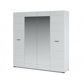 Шкаф «Йорк» 4дв, Белый/белый глянец | Интернет магазин мебели и декора LifeDekor