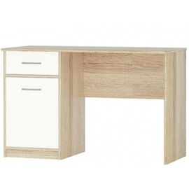 Стол «Стелс» 120 1д1ящ, Дуб сонома/белый | Интернет магазин мебели и декора LifeDekor