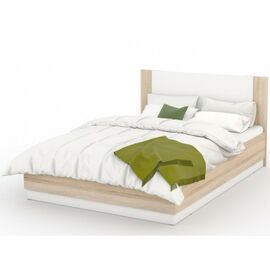 Кровать «Аврора» 160*200 (подъемник), Дуб сонома/Белый | Интернет магазин мебели и декора LifeDekor