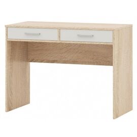 Стол «Стелс» 100 2ящ, Дуб сонома/белый | Интернет магазин мебели и декора LifeDekor