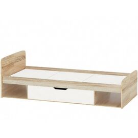 Кровать «Стелс» 90, Дуб сонома/белый | Интернет магазин мебели и декора LifeDekor