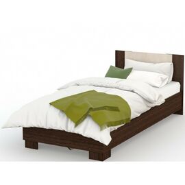 Кровать «Аврора» 120*200 (основание ЛДСП), Венге/Дуб молочный | Интернет магазин мебели и декора LifeDekor