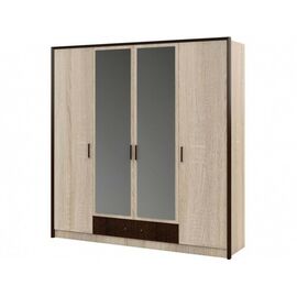 Шкаф «Эшли» 4дв, Венге/сонома | Интернет магазин мебели и декора LifeDekor