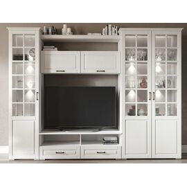 Гостиная «Лацио-2», Белый/Белое дерево | Интернет магазин мебели и декора LifeDekor