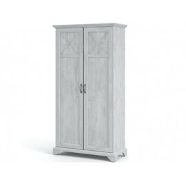 Шкаф «Лорена» 2-х дверный, Бетон Паин белый | Интернет магазин мебели и декора LifeDekor