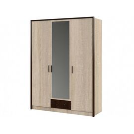 Шкаф «Эшли» 3дв, Венге/сонома | Интернет магазин мебели и декора LifeDekor