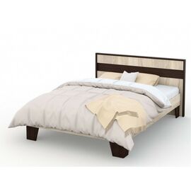 Кровать «Эшли» 140*200 (без ламелей), Венге/сонома | Интернет магазин мебели и декора LifeDekor